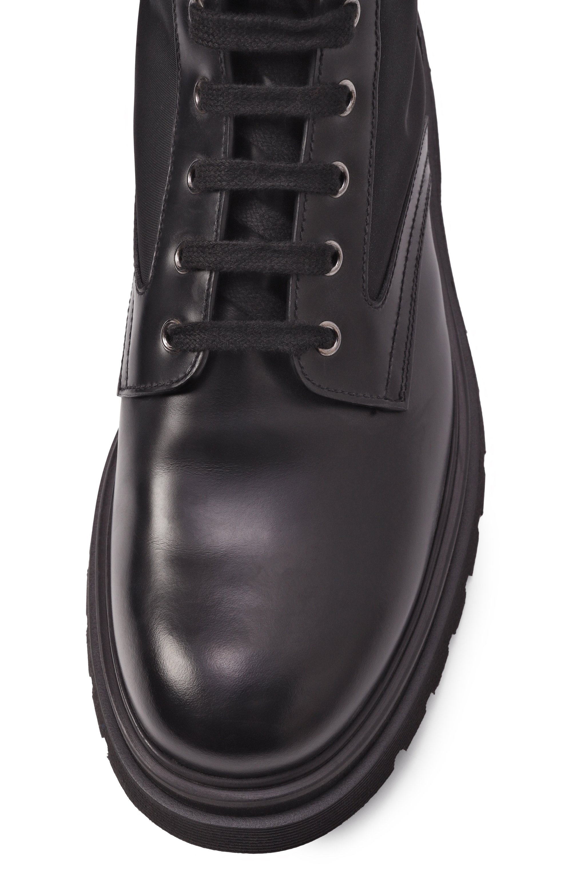 Комбинированные ботинки PRADA, арт. 2UE011-3LFR-F0002, фото 6