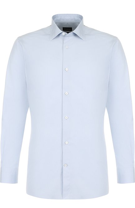 Мужская хлопковая сорочка с воротником кент ZEGNA, арт. 401064/9HS0MT