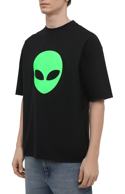 Хлопковая футболка BALENCIAGA, арт. 612966/TJVK7, фото 3