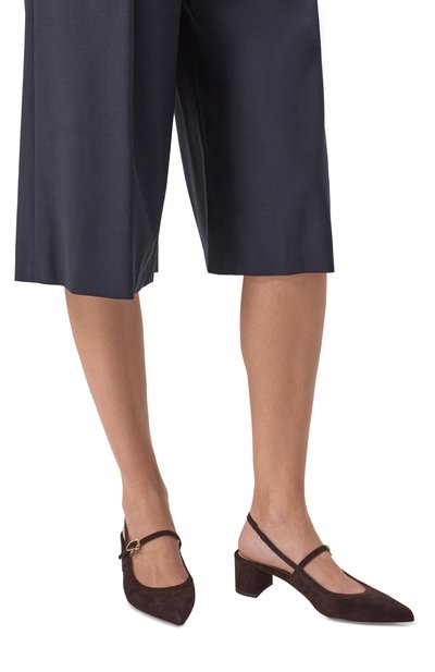 Замшевые туфли piper sling 45 GIANVITO ROSSI, арт. G95575.45RIC.CAMM0KA, фото 3