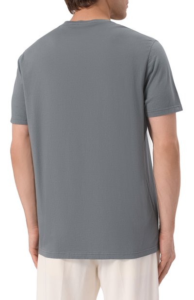 Футболка из хлопка и кашемира KITON, арт. UMK063005, фото 4