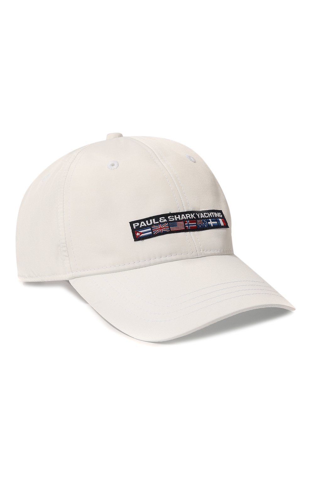 Бейсболка PAUL&SHARK белого цвета по цене 11100 руб., арт. C0P7101, фото 1 Бейсболка PAUL&SHARK, арт. C0P7101, фото 1