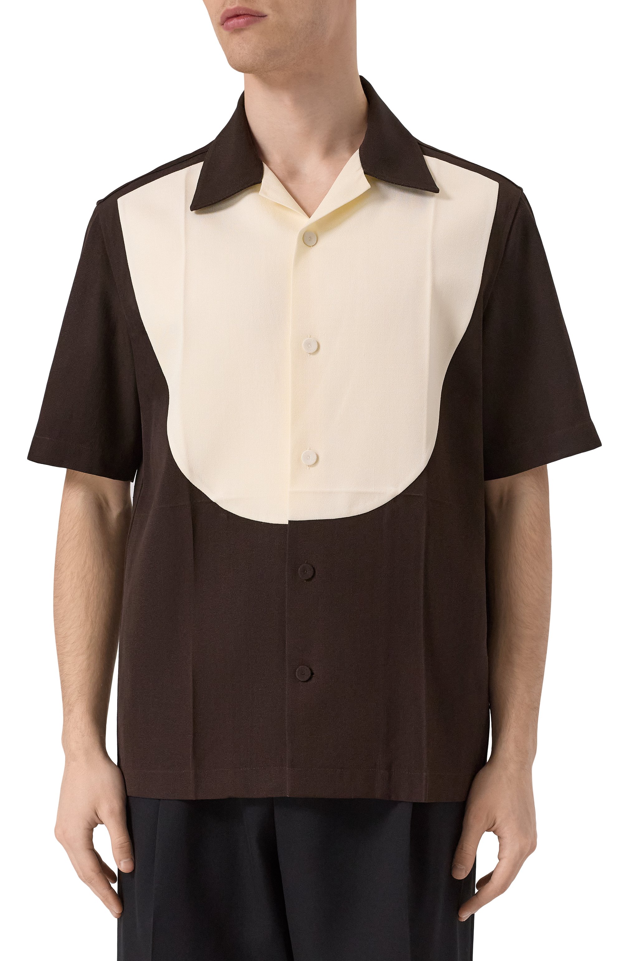 Рубашка из вискозы и шелка JIL SANDER, арт. J21DL0222-J65005, фото 3