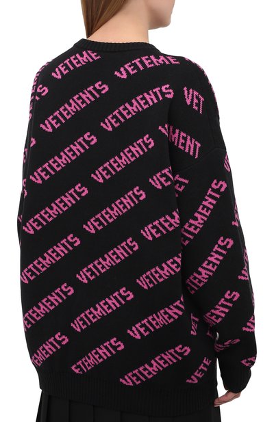 Свитер из хлопка и кашемира VETEMENTS, арт. UE51KN200X 1399/W, фото 4