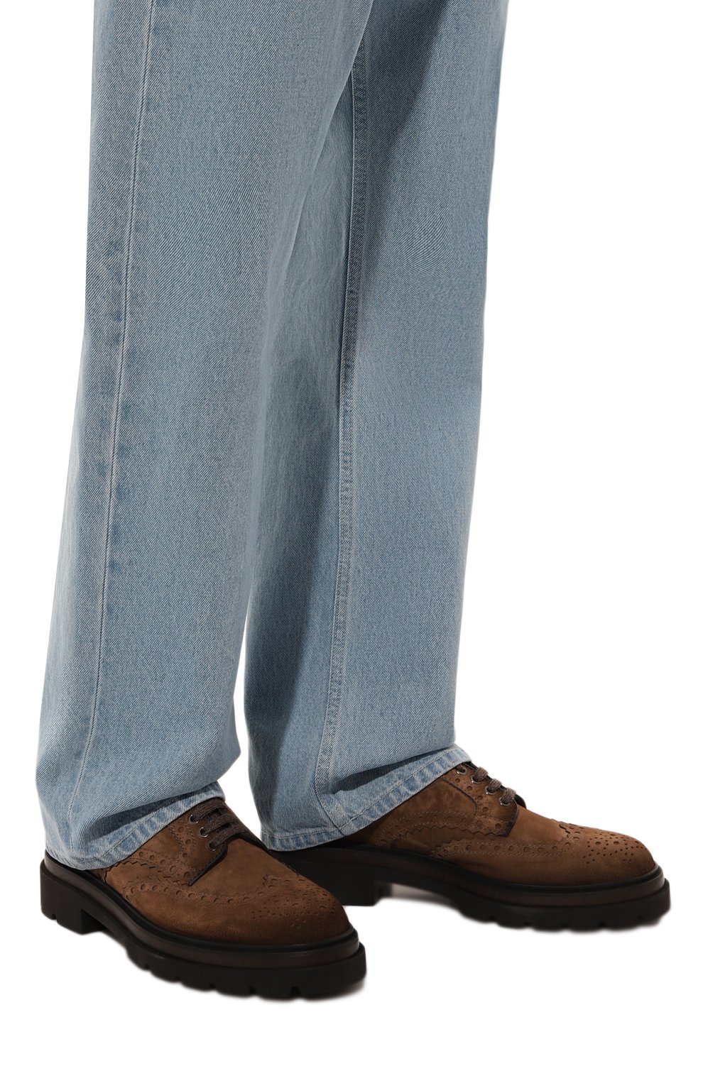 Замшевые дерби milano SANTONI, арт. MGMG18936JK4MGEX, фото 3