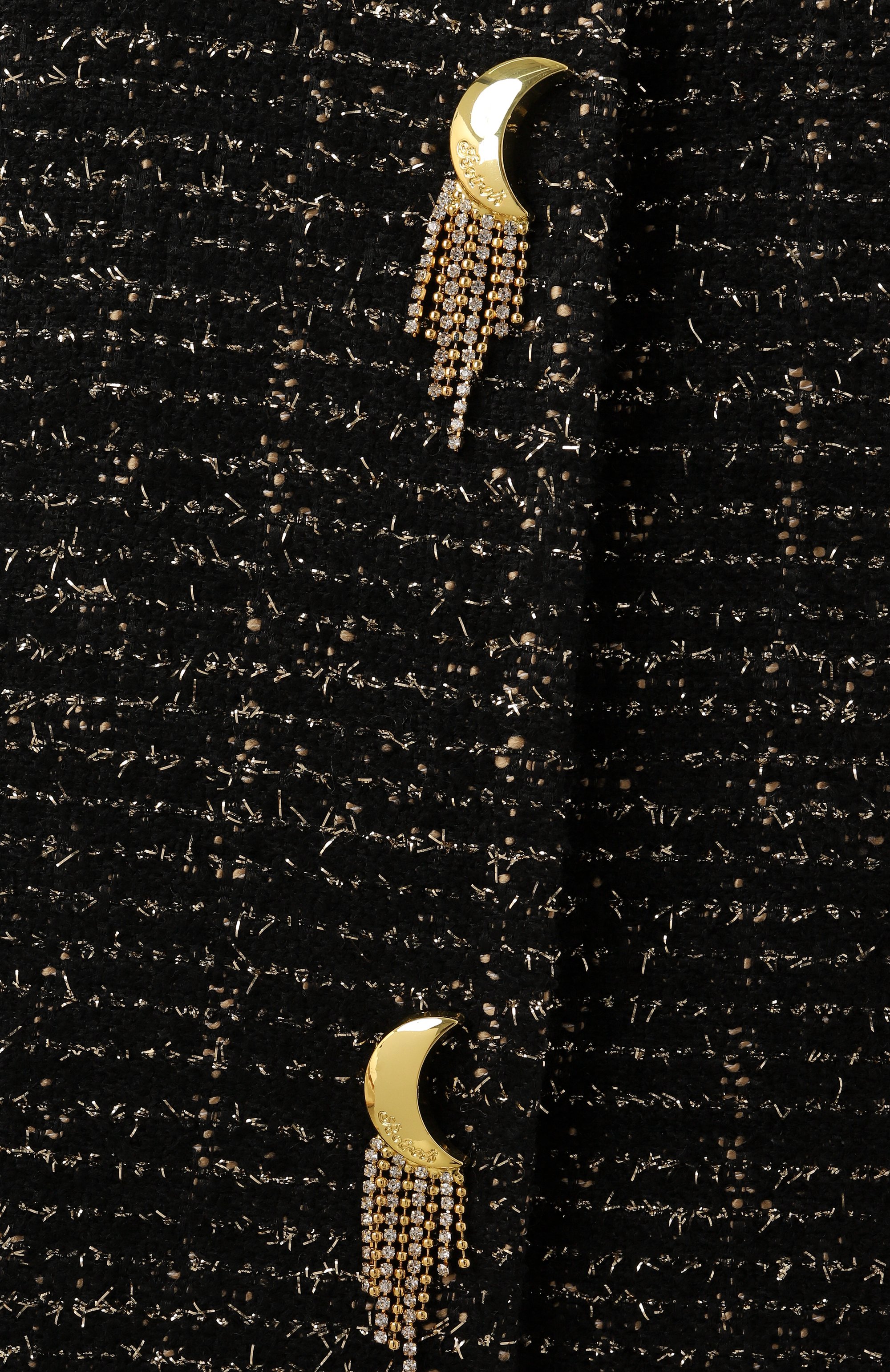 Твидовый жакет BOTROIS черного цвета по цене 17450 руб., арт. SKU5114154395, фото 6 Твидовый жакет BOTROIS, арт. SKU5114154395, фото 6