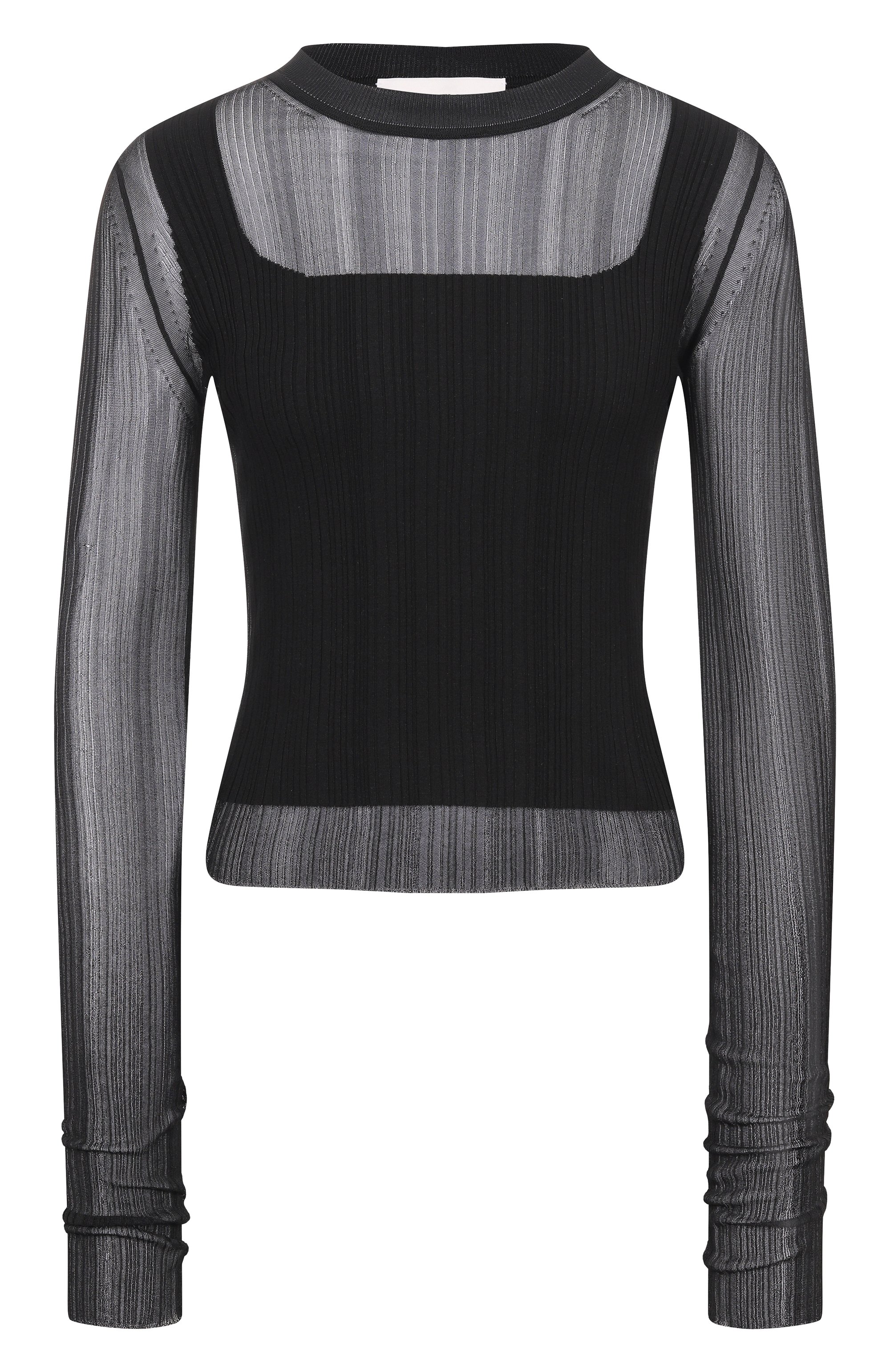 Пуловер из вискозы SPORTMAX черного цвета по цене 56400 руб., арт. SPXBU0N0, фото 1 Пуловер из вискозы SPORTMAX, арт. SPXBU0N0, фото 1