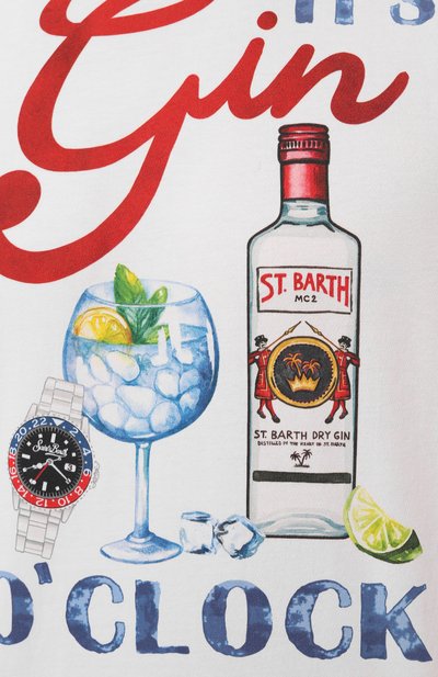 Хлопковая футболка MC2 SAINT BARTH, арт. STBM TSHIRT MAN/TSHM001/02203B, фото 5