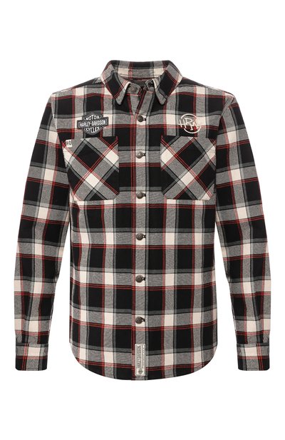 Хлопковая рубашка garage HARLEY-DAVIDSON, арт. 96106-20VM, фото 1