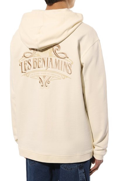 Хлопковая толстовка LES BENJAMINS кремового цвета по цене 25850 руб., арт. LB23SSH0EMUZH-002, фото 4 Хлопковая толстовка LES BENJAMINS, арт. LB23SSH0EMUZH-002, фото 4