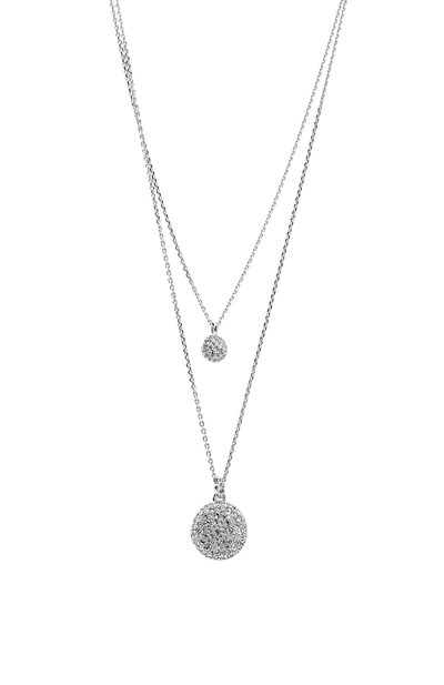 Колье meteora SWAROVSKI серебряного цвета по цене 24500 руб., арт. 5684244, фото 3 Колье meteora SWAROVSKI, арт. 5684244, фото 3