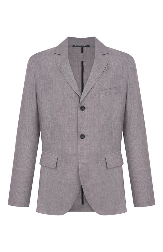 Льняной пиджак Hannes Roether SCHU22MANN.619 Серый SCHU22MANN.619