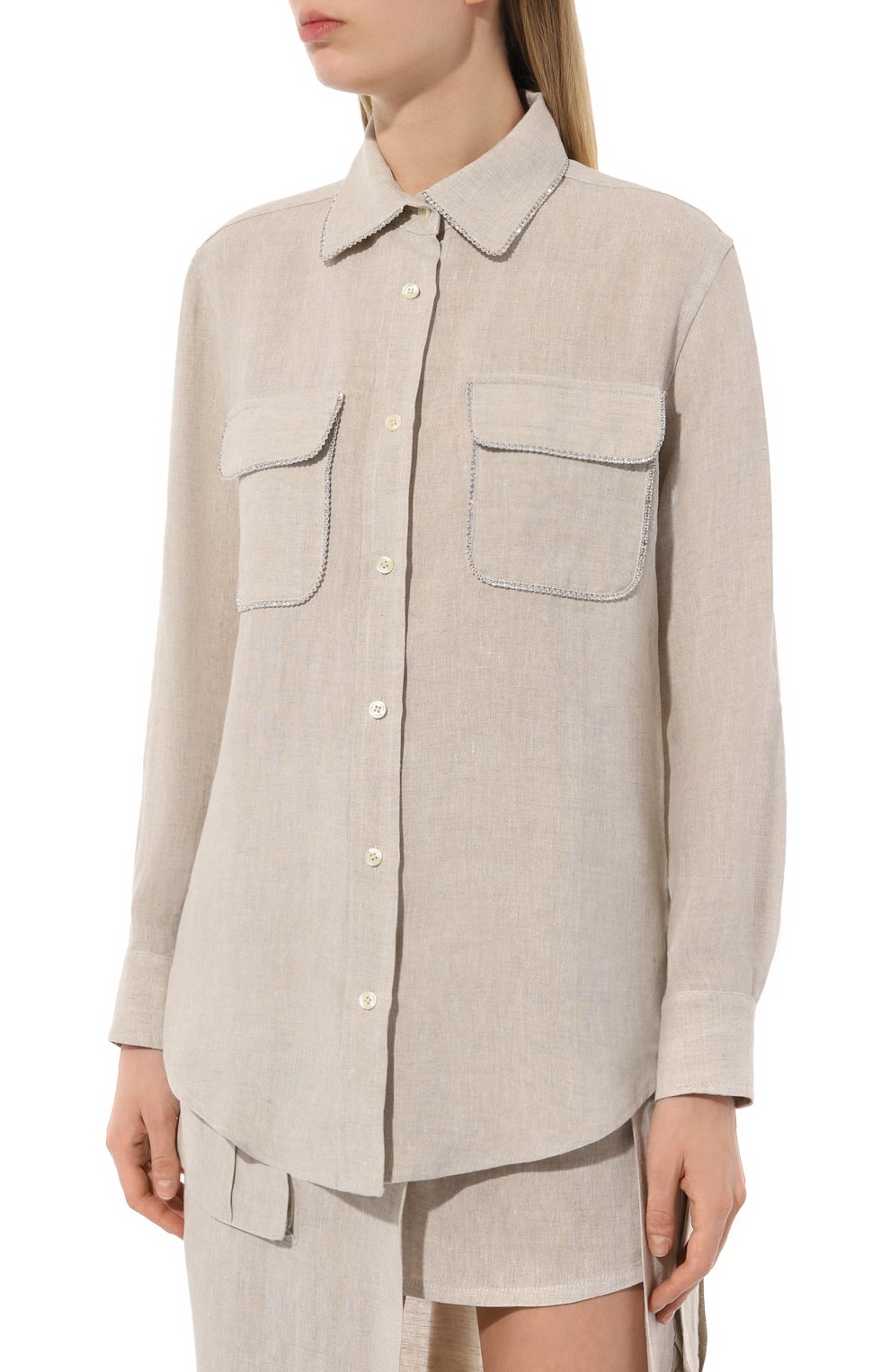 Льняная рубашка FORTE DEI MARMI COUTURE, арт. 24SF1106-C, фото 3