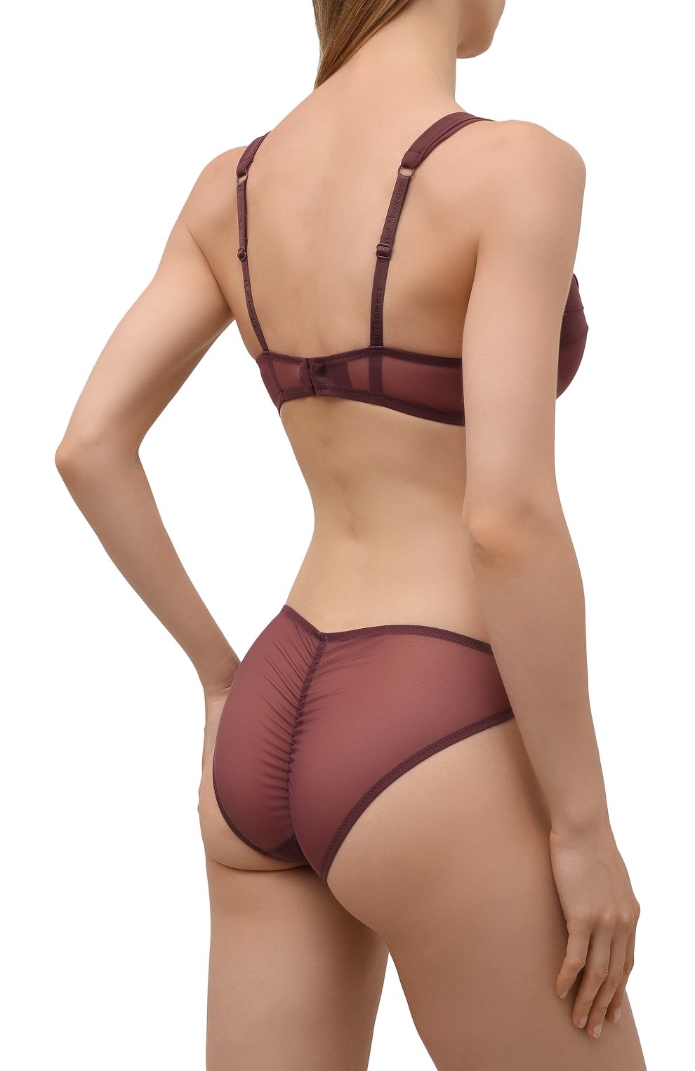 Трусы-слипы CHANTAL THOMASS коричневого цвета по цене 6710 руб., арт. T00430, фото 3 Трусы-слипы CHANTAL THOMASS, арт. T00430, фото 3