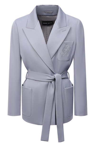 Женский шерстяной жакет GIORGIO ARMANI, арт. 1WHGG0N0/T02N4