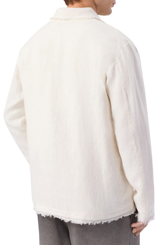 Льняной пиджак Never Enough 2B5M091-492/MJA054 Кремовый  2B5M091-492/MJA054 Фото 4