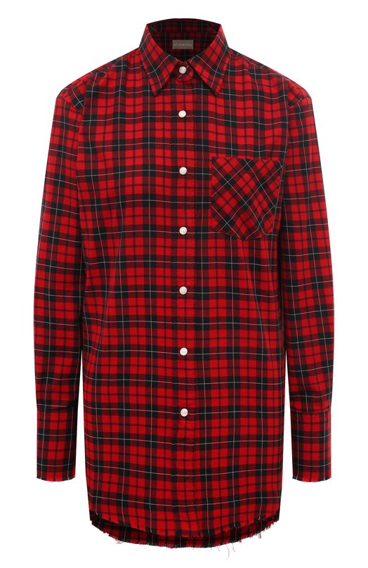 Хлопковая рубашка Academia SILVY-P-DESTR0YED/5128 Красный SILVY-P-DESTR0YED/5128