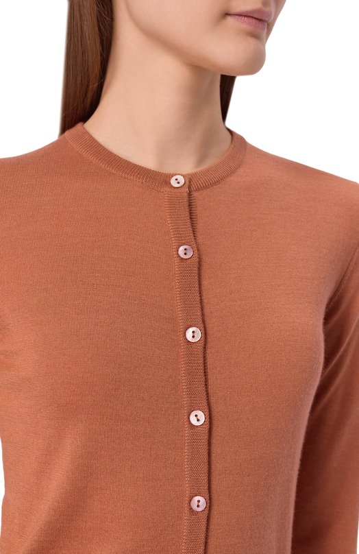 Кардиган из кашемира и шелка MVST M26.CSW.K411/JAIPUR Коричневый  M26.CSW.K411/JAIPUR Фото 5