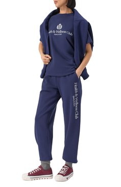 Хлопковые джоггеры SPORTY AND RICH, арт. PA036612241BL106, фото 2