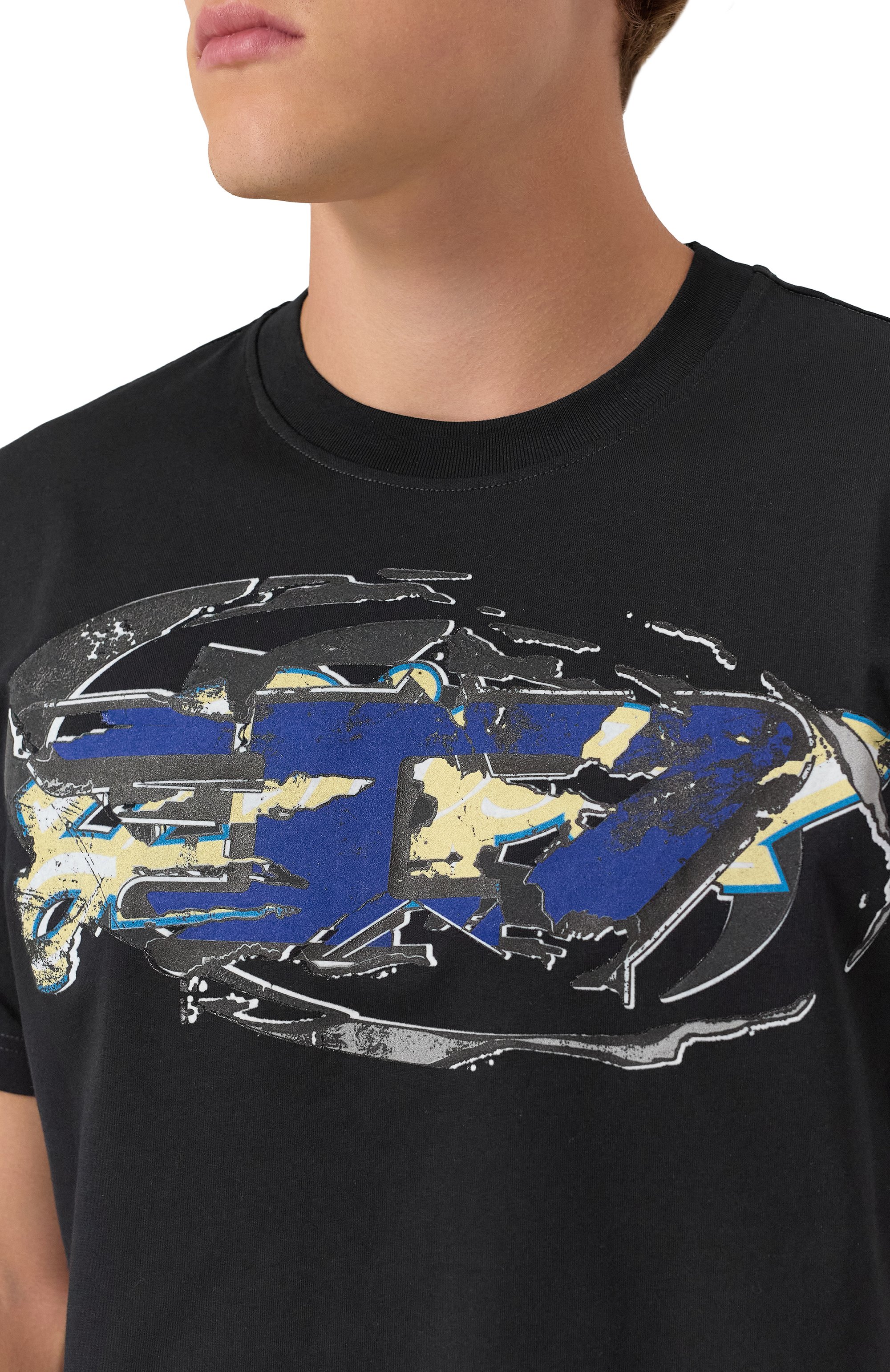 Хлопковая футболка DIESEL, арт. A19571/0PLAT, фото 5