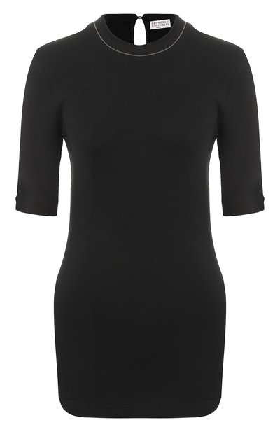 Женская хлопковая футболка BRUNELLO CUCINELLI, арт. MPTC8BJ310