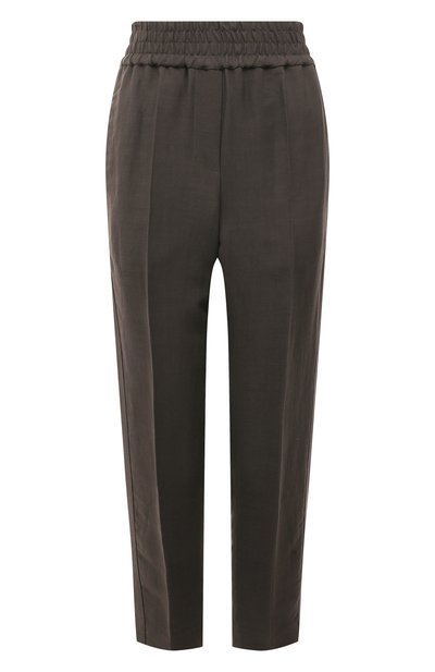 Женские брюки из вискозы и льна BRUNELLO CUCINELLI, арт. MH126B1071