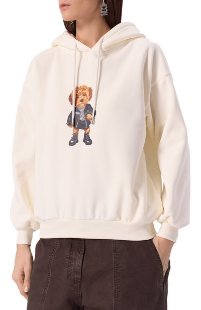 Худи FLASHIN молочного цвета по цене 19800 руб., арт. FF25HDOM, фото 3 Худи FLASHIN, арт. FF25HDOM, фото 3