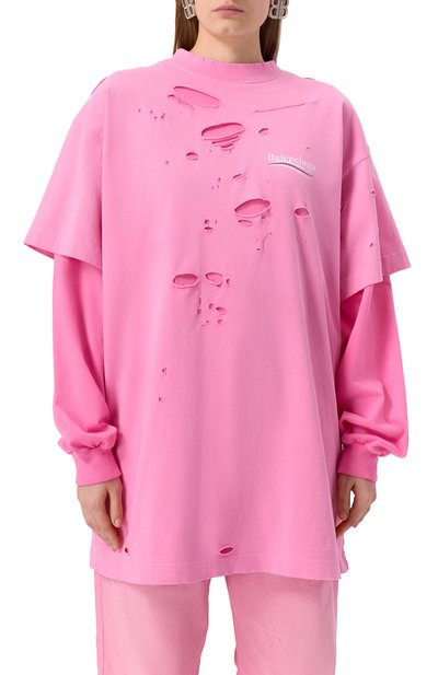 Хлопковый лонгслив BALENCIAGA, арт. 818555/TRVK8, фото 3