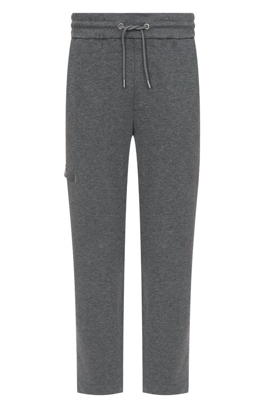 Брюки из хлопка и шерсти BOSS 50549194 Серый 50549194