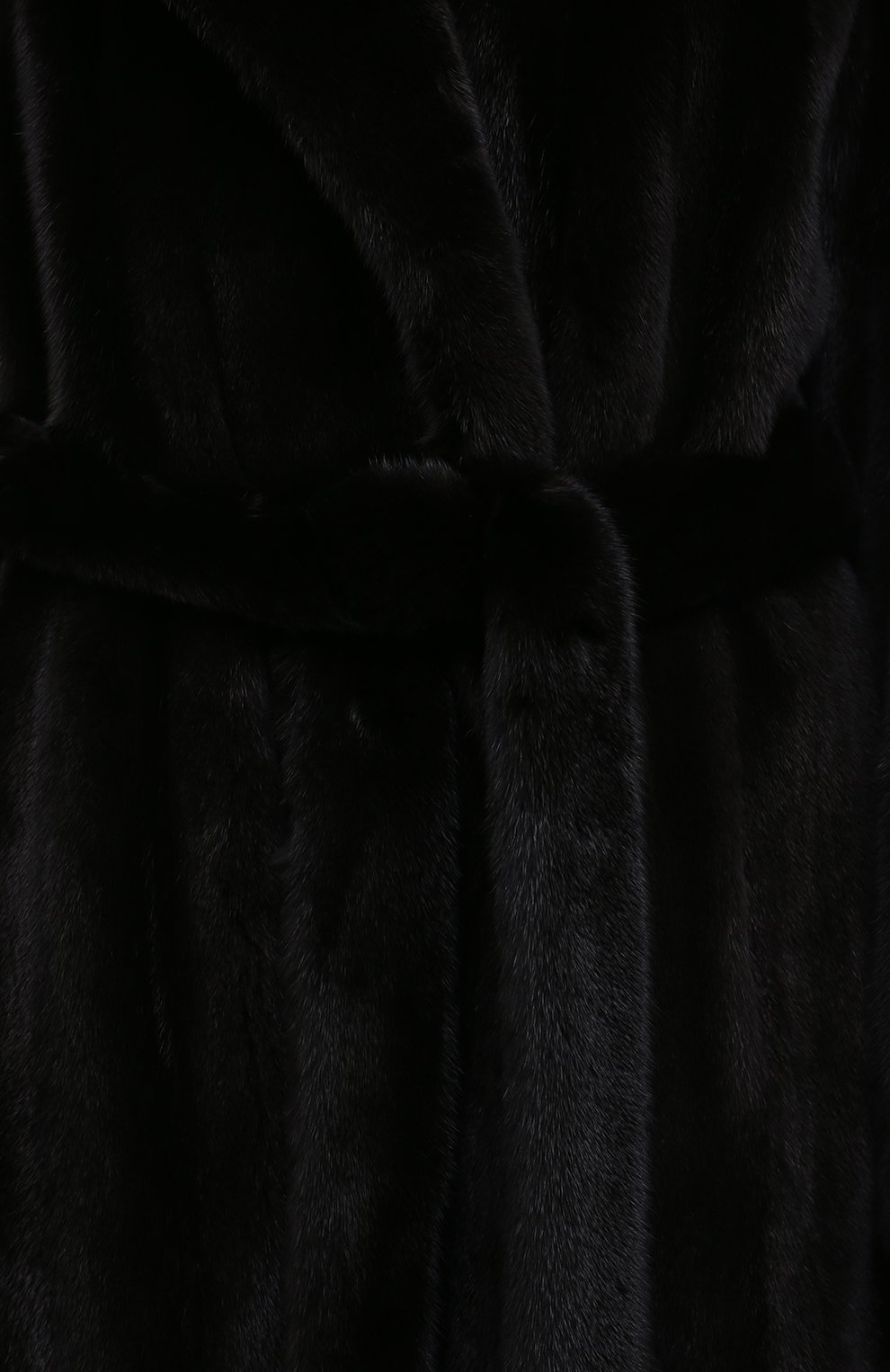 Шуба из меха норки с поясом YVES SALOMON черного цвета по цене 1165000 руб., арт. 8WYM29314VMLX, фото 5 Шуба из меха норки с поясом YVES SALOMON, арт. 8WYM29314VMLX, фото 5
