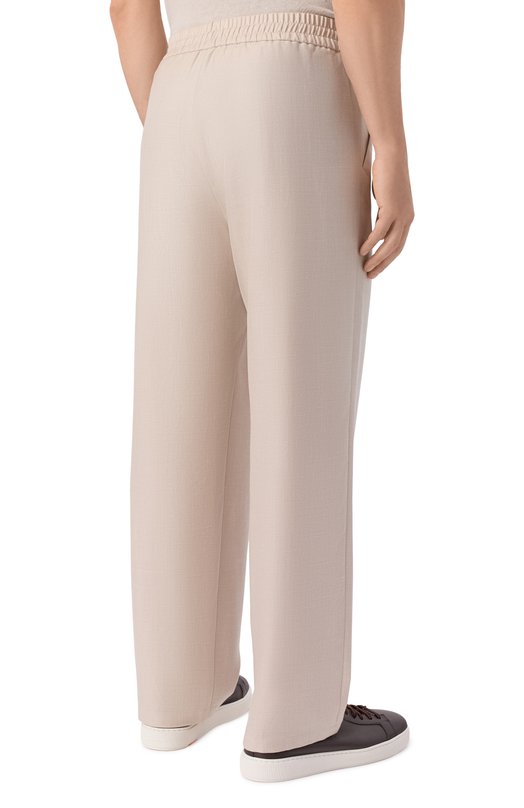 Брюки из кашемира и шелка Colombo PA00505/TEX/77541-10 Бежевый  PA00505/TEX/77541-10 Фото 4