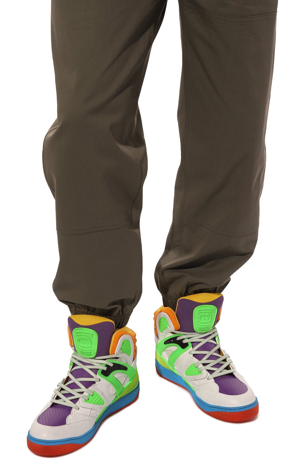 Комбинированные кеды GUCCI, арт. 661301 2SH80, фото 2