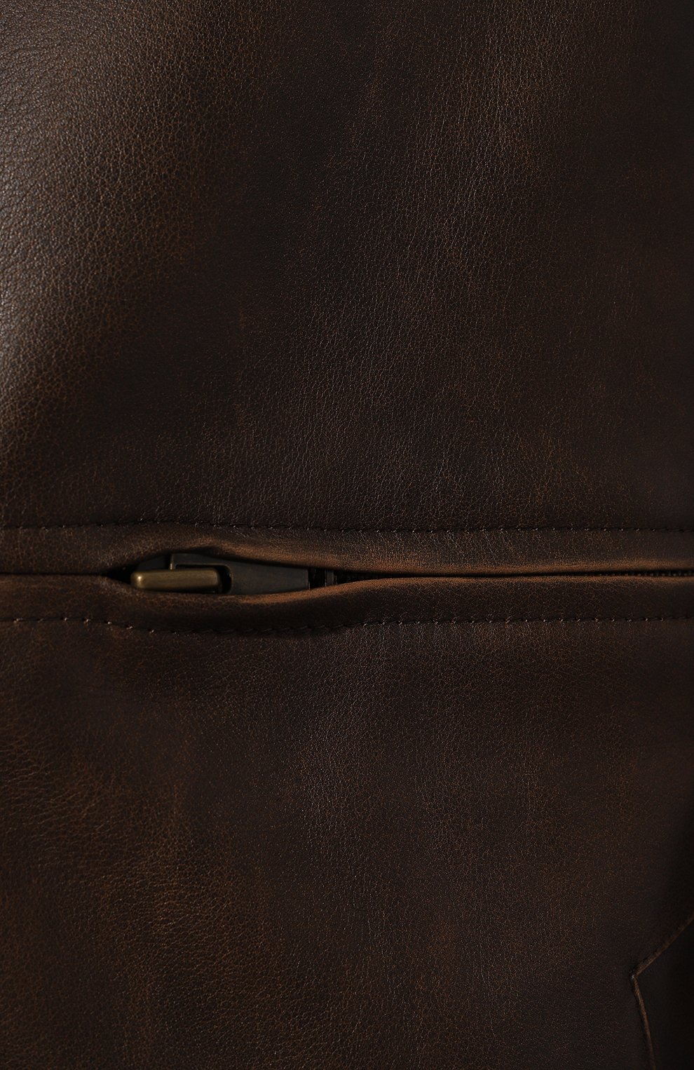 Кожаный бомбер LUDA NIKISHINA, арт. J/VERVE/BROWN, фото 5