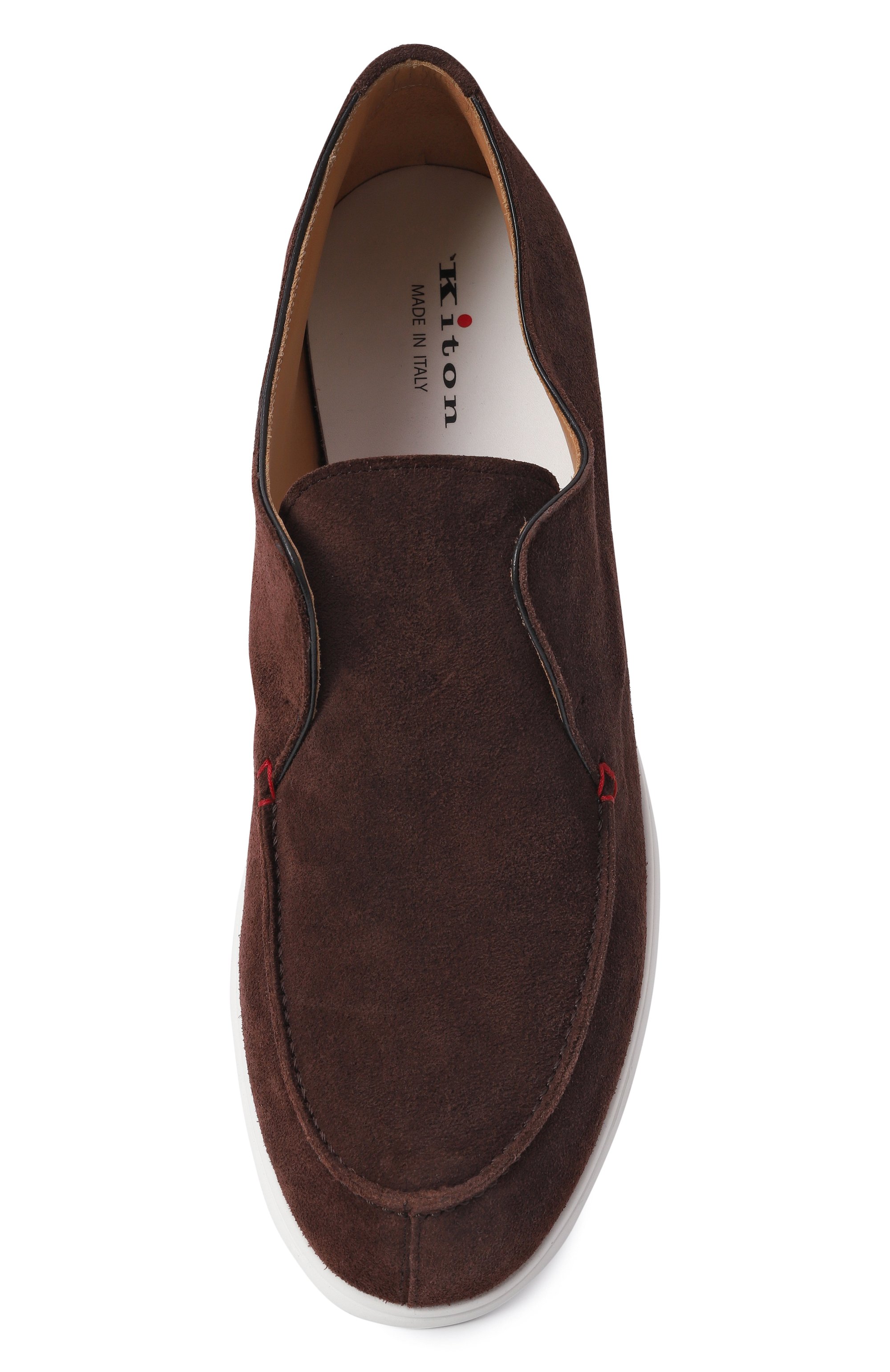 Замшевые лоферы KITON, арт. USSA086N0097703, фото 6