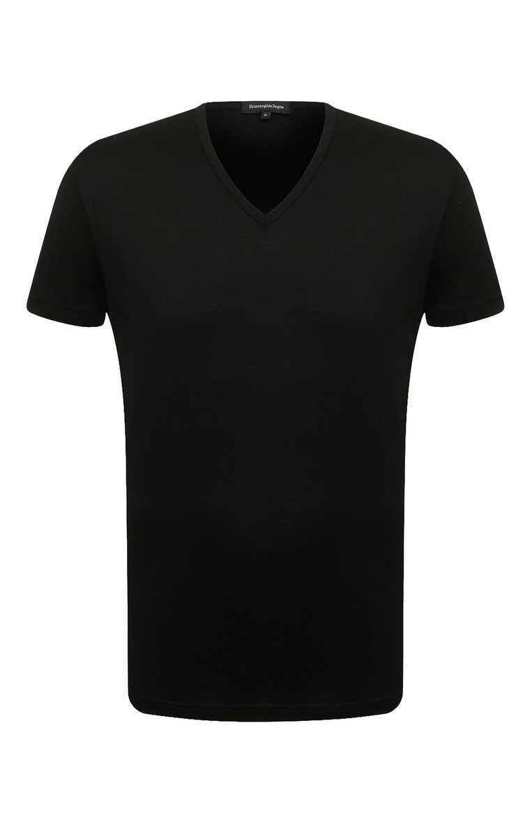 Хлопковая футболка ZEGNA, арт. N2M800070, фото 1