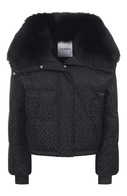 Женская пуховик с отделкой из песца YVES SALOMON, арт. KV00460/T20G