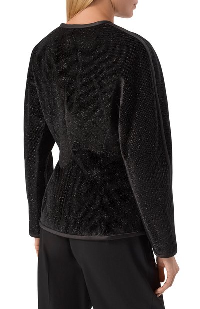 Жакет с отделкой стразами ELIE SAAB, арт. J0288NF26/VPA03, фото 4