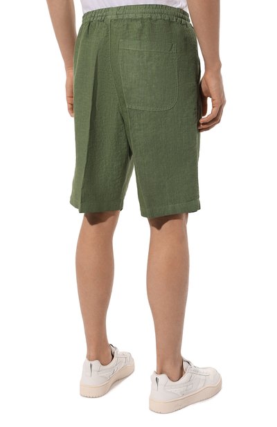 Льняные шорты 120% LINO, арт. 31ALIM29CM/0000253/S00, фото 4