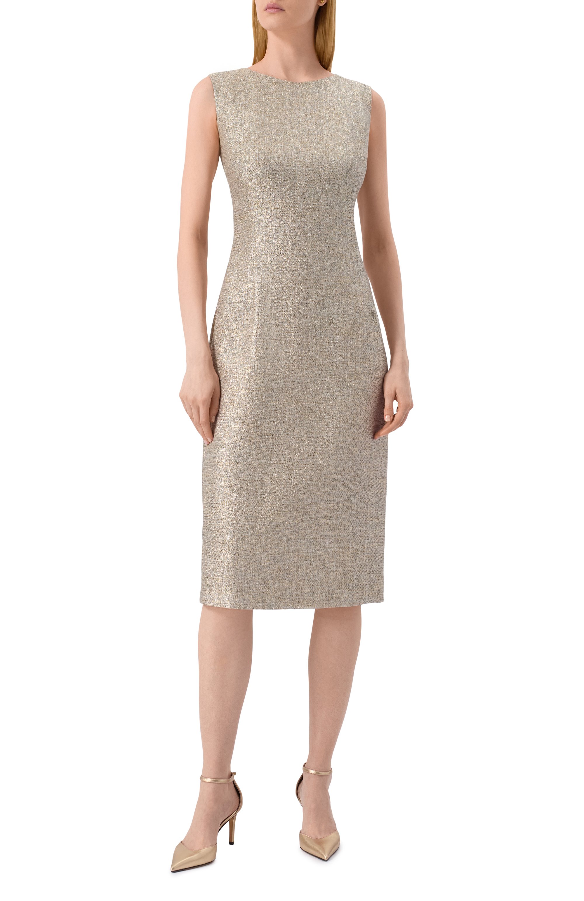 Платье с отделкой пайетками KITON, арт. D37338K0943E01, фото 3