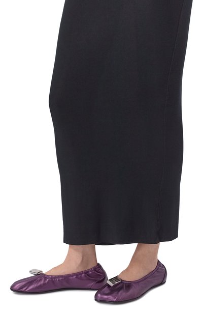 Кожаные балетки numeric MM6, арт. S59WZ0106/P7703, фото 2