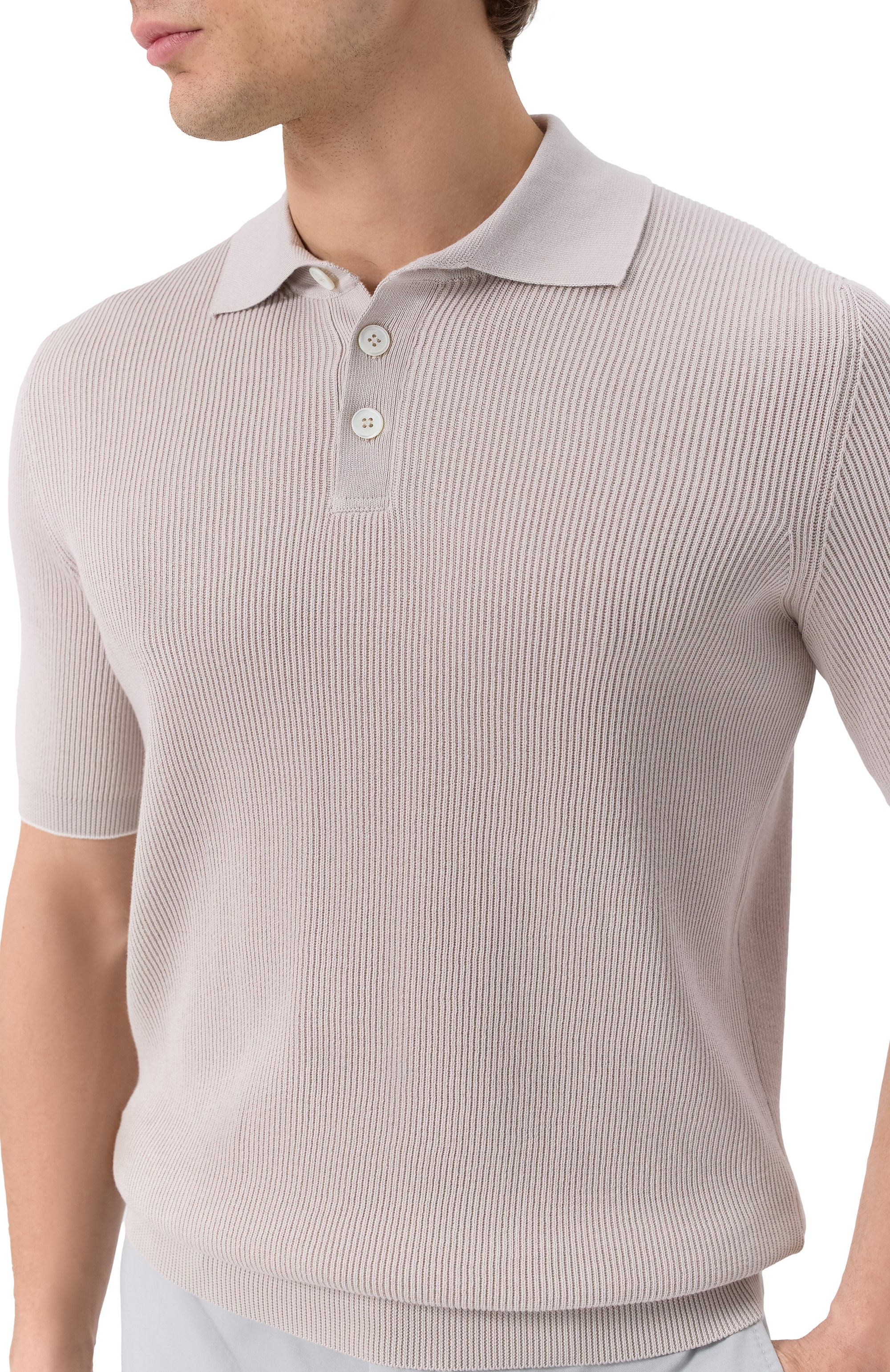 Хлопковое поло BRUNELLO CUCINELLI, арт. M29400005, фото 5