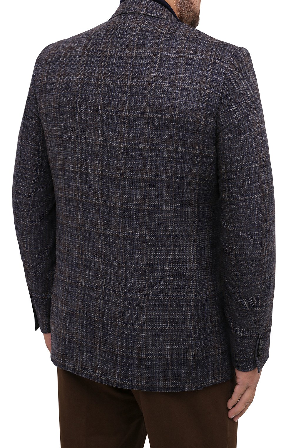 Пиджак из шелка и кашемира CANALI, арт. T11280/CX02819, фото 4