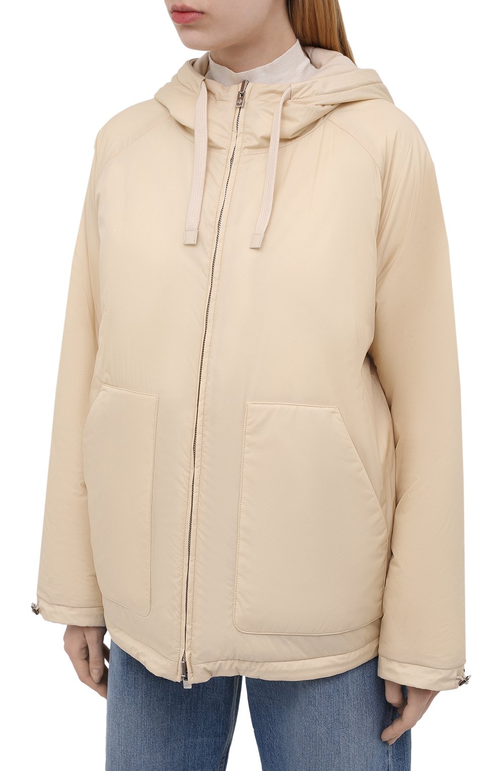 Пуховая куртка LORO PIANA бежевого цвета по цене 359500 руб., арт. FAL7250, фото 6 Пуховая куртка LORO PIANA, арт. FAL7250, фото 6