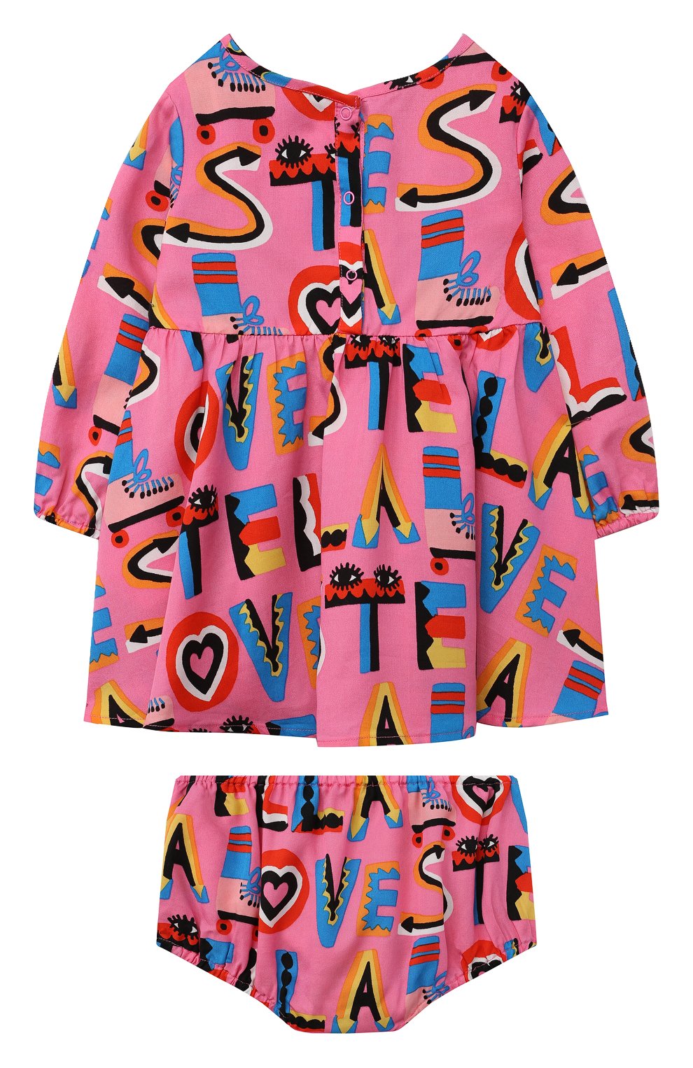 Комплект из платья и шорт STELLA MCCARTNEY розового цвета по цене 8945 руб., арт. 603360/SRK12, фото 2 Комплект из платья и шорт STELLA MCCARTNEY, арт. 603360/SRK12, фото 2