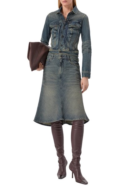 Джинсовая юбка BALENCIAGA, арт. 852330/TTW76, фото 2