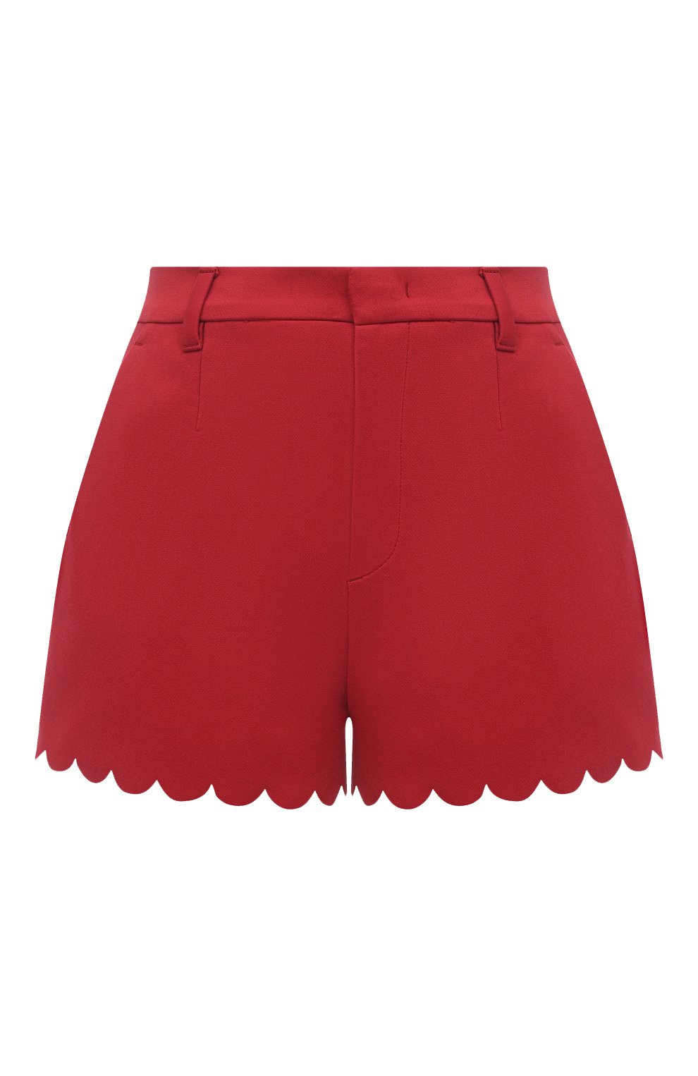 Хлопковые шорты REDVALENTINO красного цвета по цене 39950 руб., арт. VR0RFF10/5S4, фото 1 Хлопковые шорты REDVALENTINO, арт. VR0RFF10/5S4, фото 1