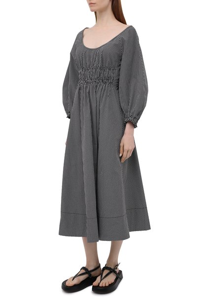 Хлопковое платье PROENZA SCHOULER WHITE LABEL, арт. WL2123164-AC117, фото 3