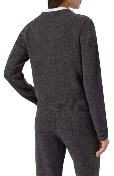 Кардиган из кашемира и шерсти SPORTY AND RICH, арт. WS07364302GY11, фото 4