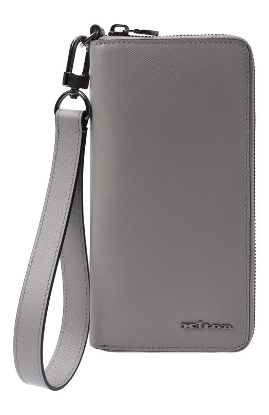 Кожаное портмоне Kiton UPEA018N0126911 Серый UPEA018N0126911