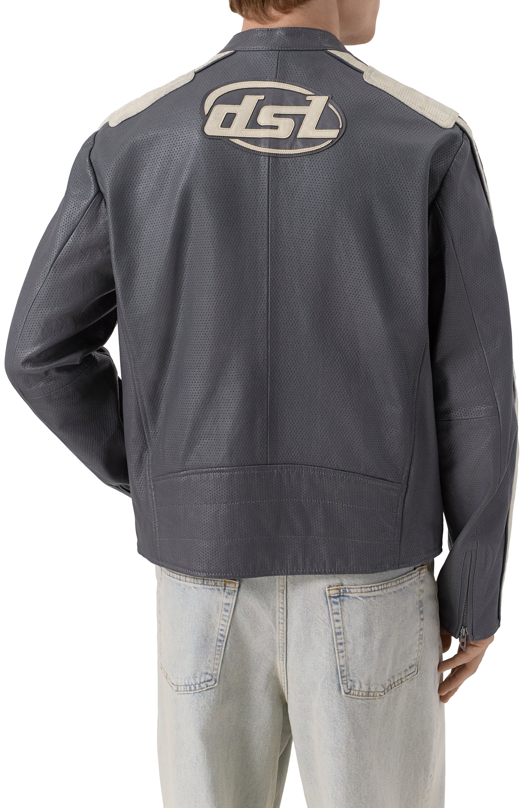 Кожаная куртка DIESEL, арт. A16681/0AKBA, фото 4